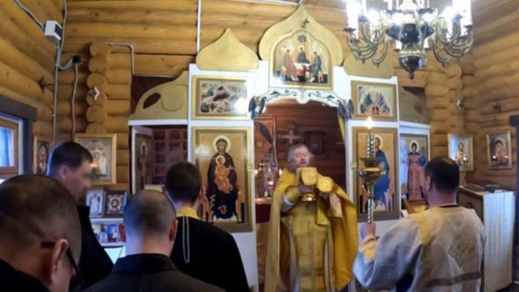 В храме ИК-4 в Тверской области прошло святочное богослужение - новости ТИА