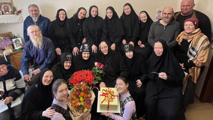Самая пожилая монахиня Богородицкого Житенного монастыря отметила 95 лет - новости ТИА