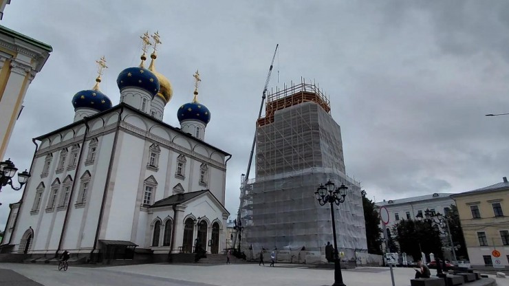 В Твери готовят к установке купол колокольни Спасо-Преображенского Собора: фото - новости ТИА
