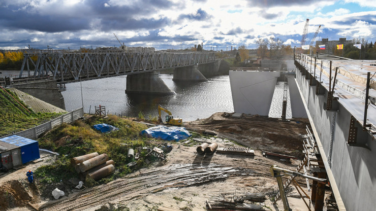 Строительство Западного моста в Твери идёт с опережением графика - новости ТИА