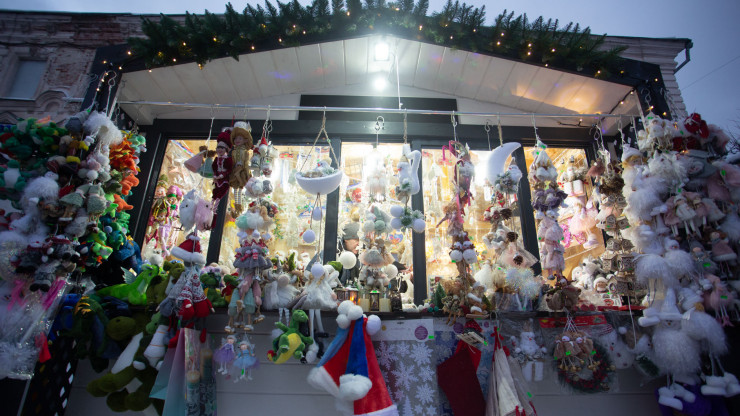 В центре Твери открылась Рождественская ярмарка - новости ТИА
