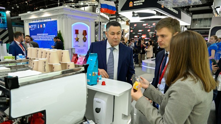 Делегация Тверской области принимает участие в деловой программе ПМЭФ-2025 - новости ТИА