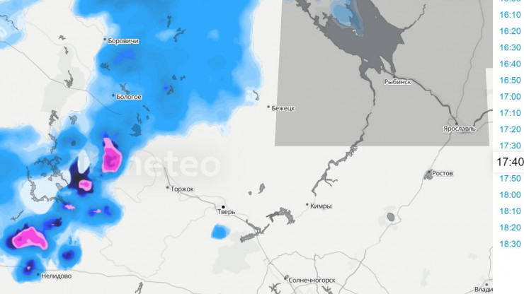 По Тверской области проходит грозовой фронт - новости ТИА
