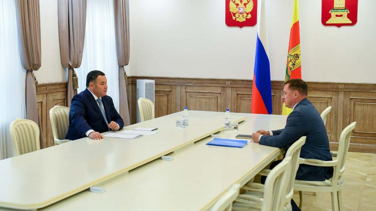 Губернатор Игорь Руденя встретился с главой Сандовского округа - новости ТИА