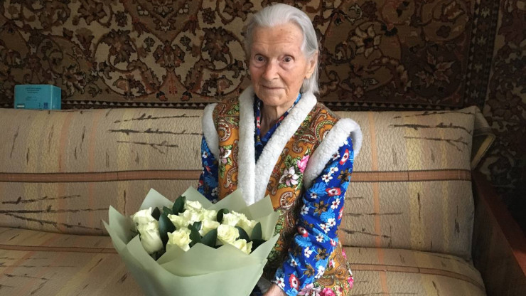 Ветеран ВОВ Екатерина Демина отметила 103 года - новости ТИА