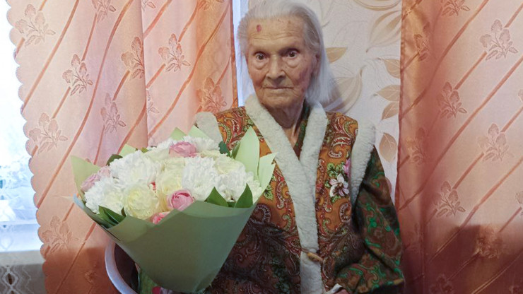 Труженице тыла Екатерине Деминой исполнилось 104 года - новости ТИА