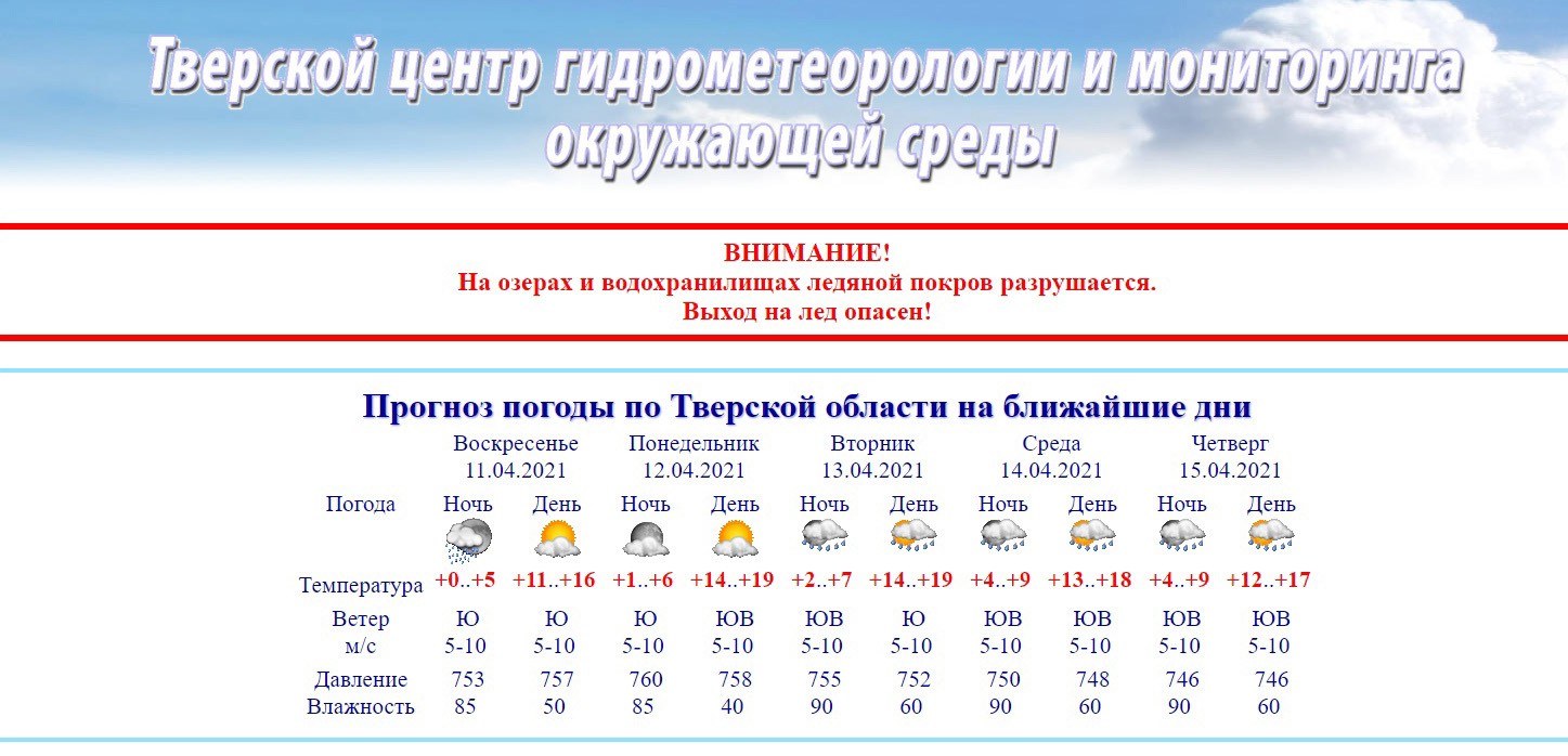 Неделю тверь. Тверской центр по гидрометеорологии и мониторингу окружающей среды. Погода на следующую неделю в Твери.