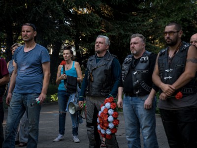Питерские байкеры приехали в Тверь для участия в панихиде по павшим бойцам - новости ТИА