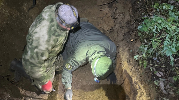 Тверские поисковики опубликовали фото с раскопа, где обнаружили останки бойца - новости ТИА