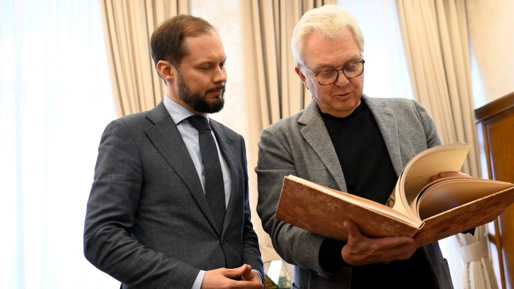 Виталий Королев и Виктор Христенко обсудили реализацию проекта "Старицкий посад" и мастер-плана Старицы - новости ТИА