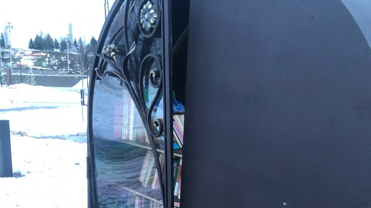 Во Ржеве вандалы повредили арт-объект - сломали дверцу уличной библиотеки - новости ТИА
