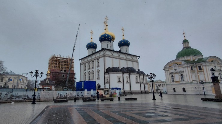 Стало известно, для чего на строящейся в Твери колокольне возвели огромные леса - новости ТИА
