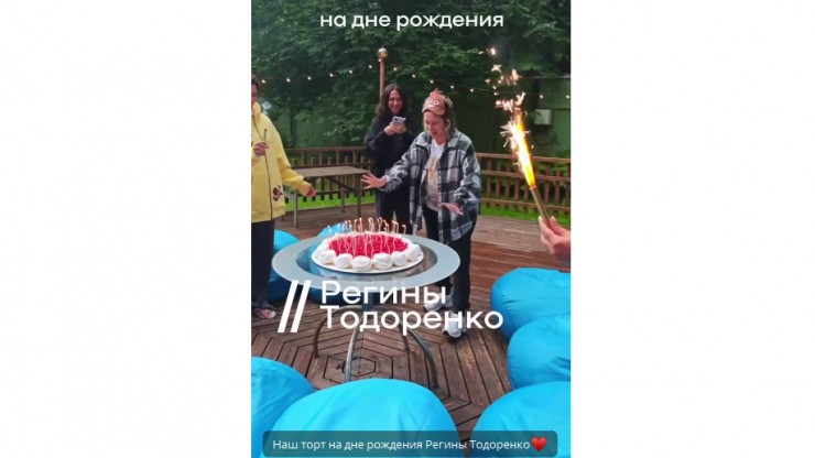 Тверская кондитерская изготовила праздничный торт для телеведущей Регины Тодоренко - новости ТИА