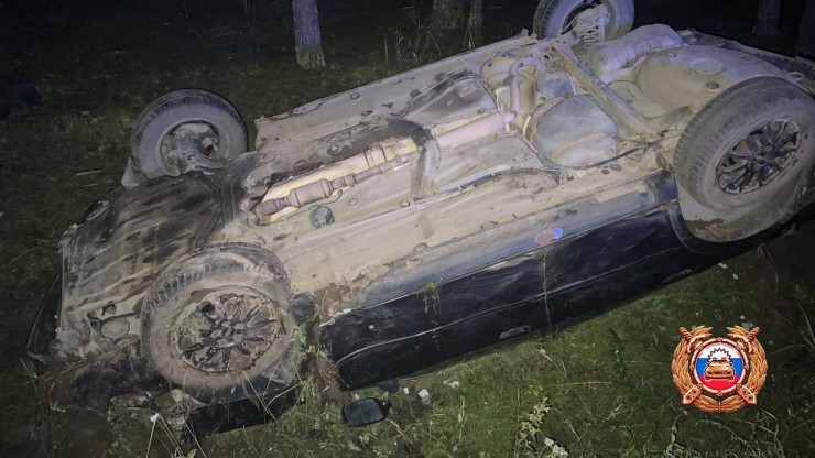 В Тверской области автомобиль улетел в кювет и перевернулся на крышу - новости ТИА