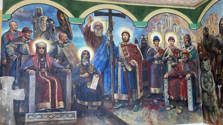 В тверской школе находится уникальное панно-мурал - новости ТИА