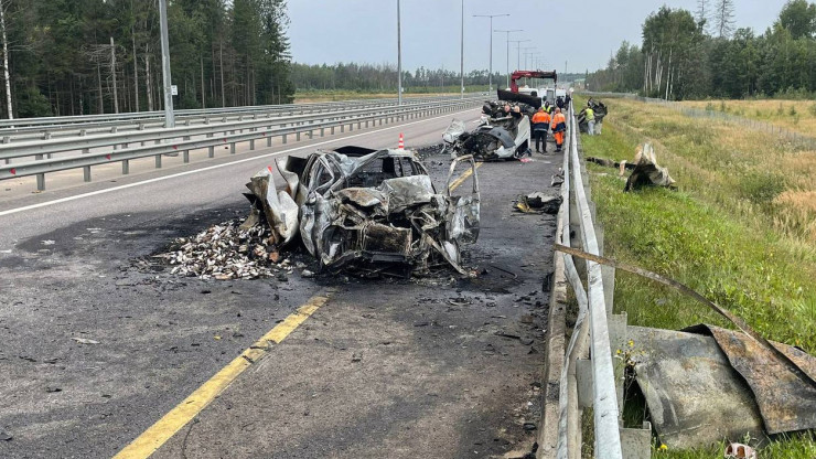 Автодор опубликовал видео страшной аварии на М-11, где погибли 4 человека - новости ТИА