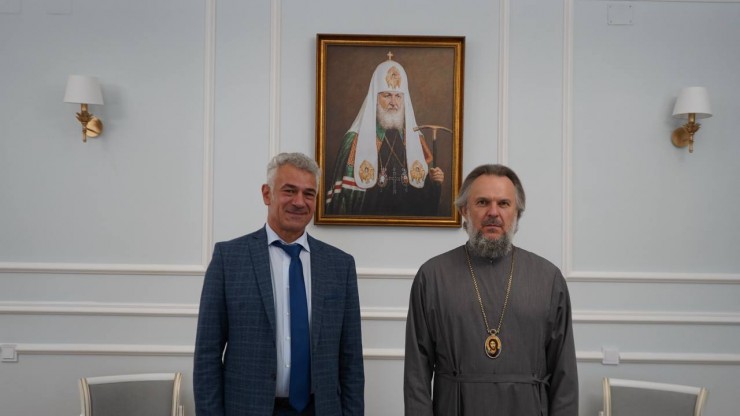 Митрополит Амвросий встретился с и.о. ректора ТвГМУ Александром Сонисом - новости ТИА