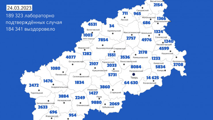 У 221 жителя Тверской области подтвердился ковид - новости ТИА