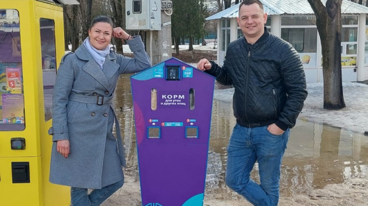 В Твери появился первый автомат с кормом для диких уток - новости ТИА