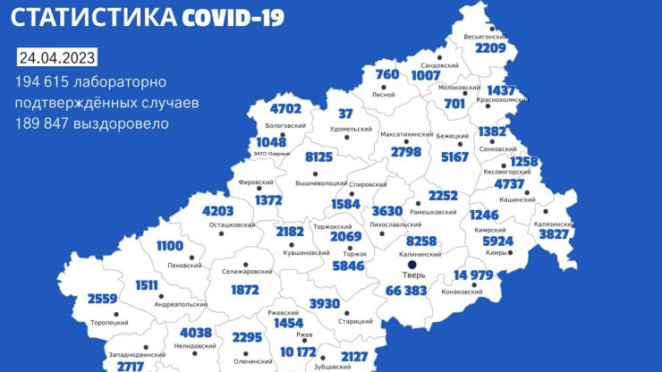 В Тверской области за сутки коронавирусом заболели 119 человек - новости ТИА