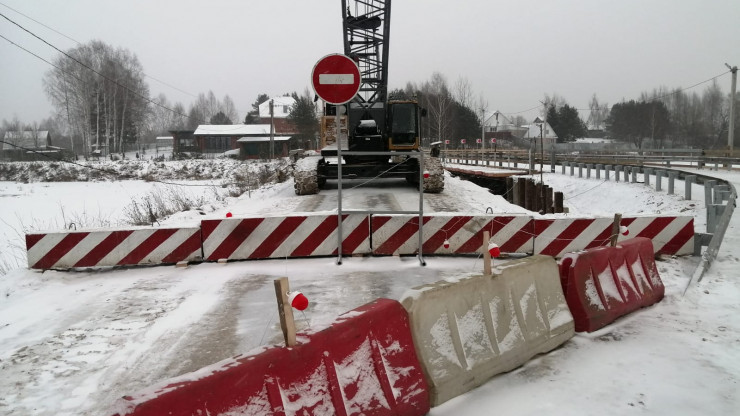 В Калининском округе идет реконструкция моста через реку Ведемья - новости ТИА