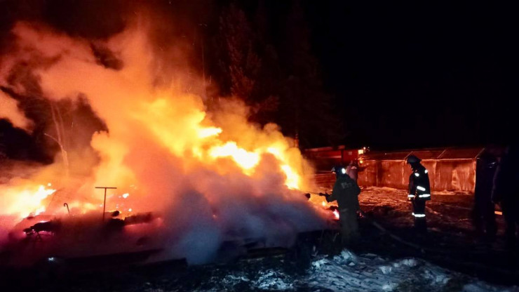 В Бологовском районе в деревне сгорел жилой дом - новости ТИА