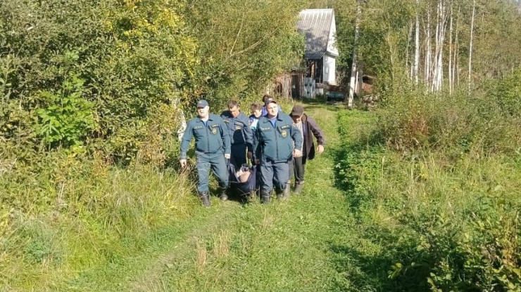 Сотрудники МЧС вынесли на носилках мужчину из леса под Осташковом - новости ТИА