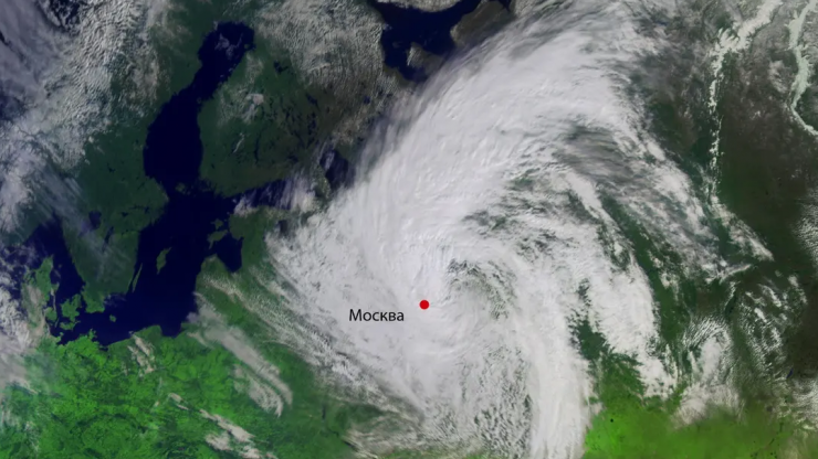 Роскосмос показал, как выглядит заснеженная Москва из космоса - новости ТИА