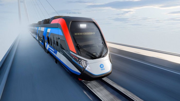 "Трансмашхолдинг" представил дизайн инновационного поезда на водороде - новости ТИА