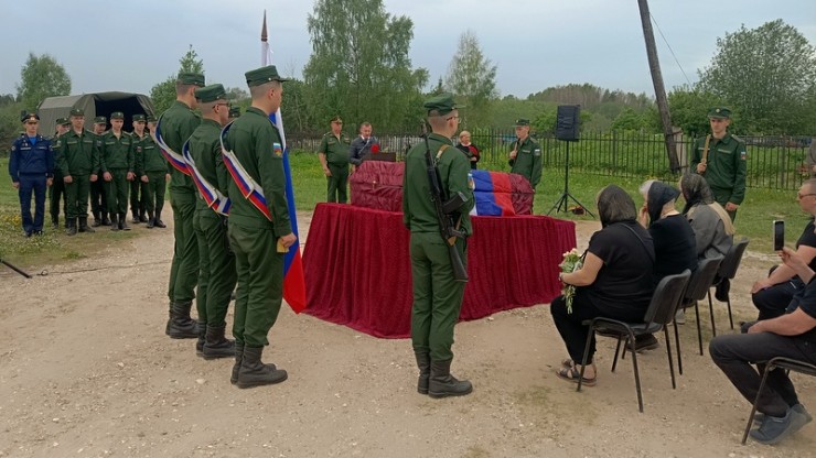 В Тверской области похоронили Валерия Сая, погибшего на СВО - новости ТИА
