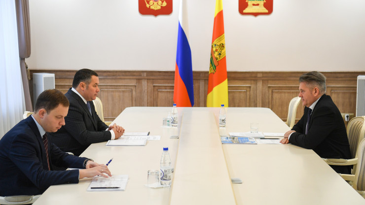 Губернатор Игорь Руденя провел встречу с главой Удомельского городского округа - новости ТИА