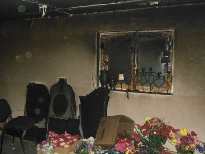 Во Ржеве на кладбище сгорело ритуальное агентство - новости ТИА