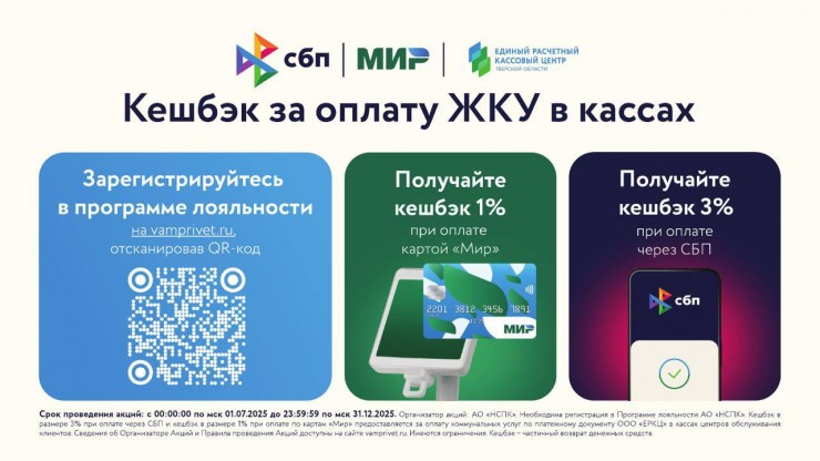 Оплата с "выгодой": тверичане могут получать кешбэк за оплату услуг ЖКХ - новости ТИА