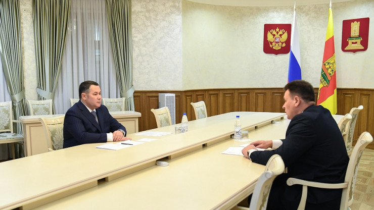 Игорь Руденя провел рабочую встречу с главой Рамешковского округа - новости ТИА