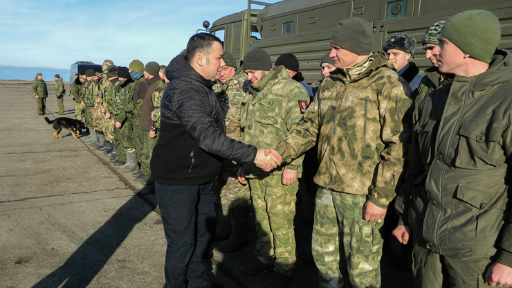 Игорь Руденя в прифронтовой зоне СВО встретился с военнослужащими - новости ТИА