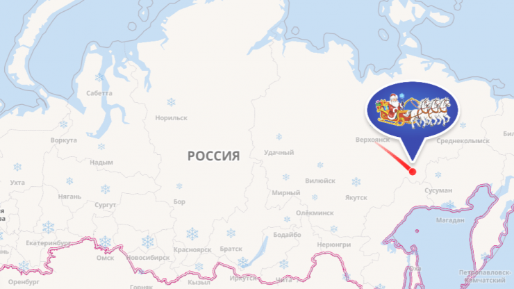 Жители Тверской области могут следить за Дедом Морозом по всей России - новости ТИА