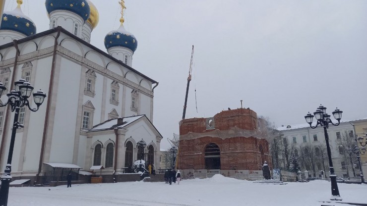 Стало известно, как к новому году выросла колокольня главного храма Твери - новости ТИА