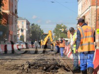 В Твери начали демонтаж рельсов на Орджоникидзе - новости ТИА