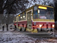 По улицам Твери курсирует новогодний трамвай - Новости ТИА