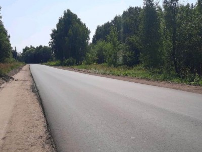 На еще одной региональной дороге в Тверской области уложили новый асфальт - новости ТИА