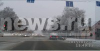 Видео аварии на пересечении Красина - Мусорского 23.01.2015 в 14:47 - Народные Новости ТИА