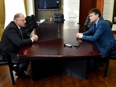 Сергей Голубев встретился с руководителем тверского федерального казначейства  - новости ТИА