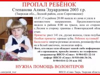 В Тверской области пропала 12-летняя девочка - Новости ТИА
