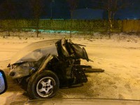 В Твери в результате ДТП машину разорвало на две части - новости ТИА