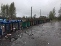 Свалку на контейнерной площадке в Рязаново убрали - новости ТИА