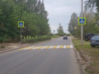 В Твери обустроили долгожданный пешеходный переход у школы №49 на бульваре Гусева - Новости ТИА