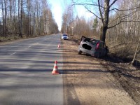 В Кимрах водитель на "Калине" врезалась в дерево - Новости ТИА