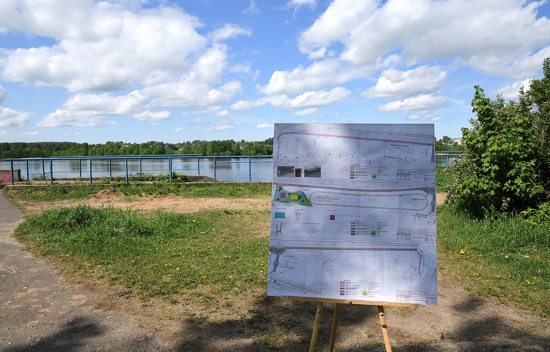Набережную в городе Кимры благоустроят в 2021 году