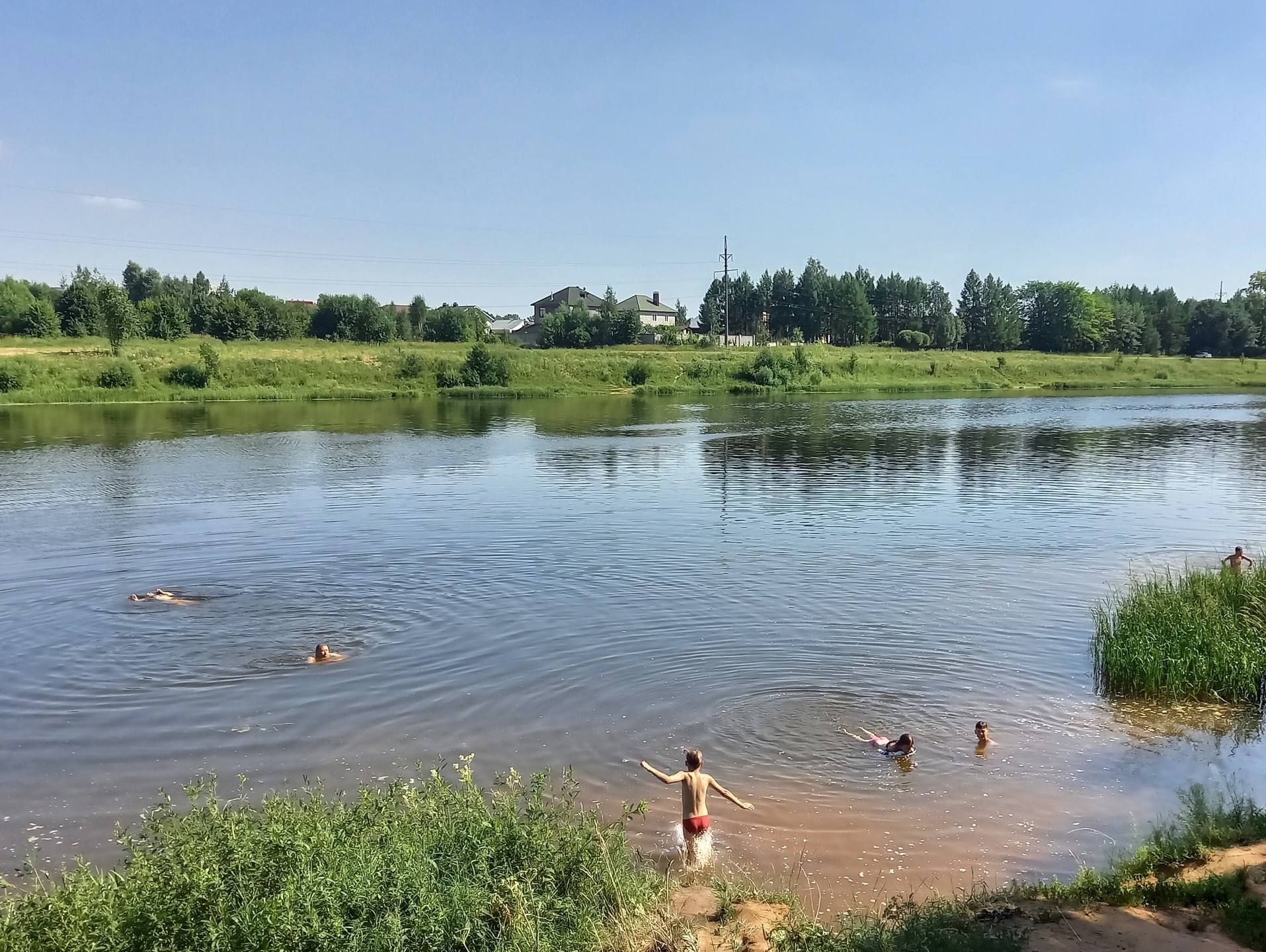 пляж в твери