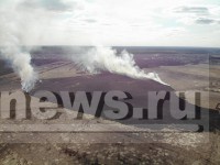 Под Тверью около населенных пунктов масштабно горит трава - Новости ТИА